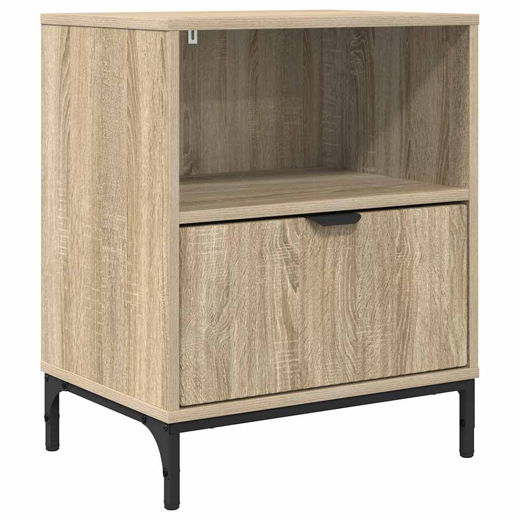 Bedside Table Sonoma oak 49 x 36 x 61 cm Engineered wood
